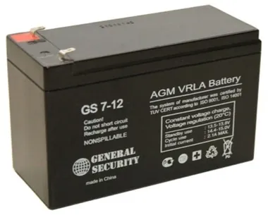 Аккумуляторы GENERAL SECURITY GS7.2-12 - изображение 1 Аккумуляторы GENERAL SECURITY GS7.2-12 - фото 1