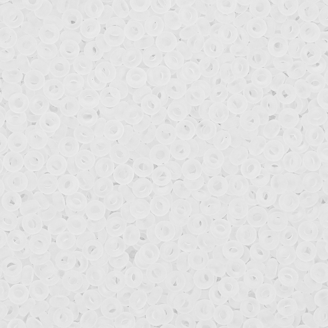 Японский бисер TOHO Demi 11/0 (№1F), прозрачный матовый