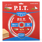 Диск пильный по дереву PIT  250x30x2,2 мм, 24T Carbide, зуб ATB 15° (ACTW14-250T24)