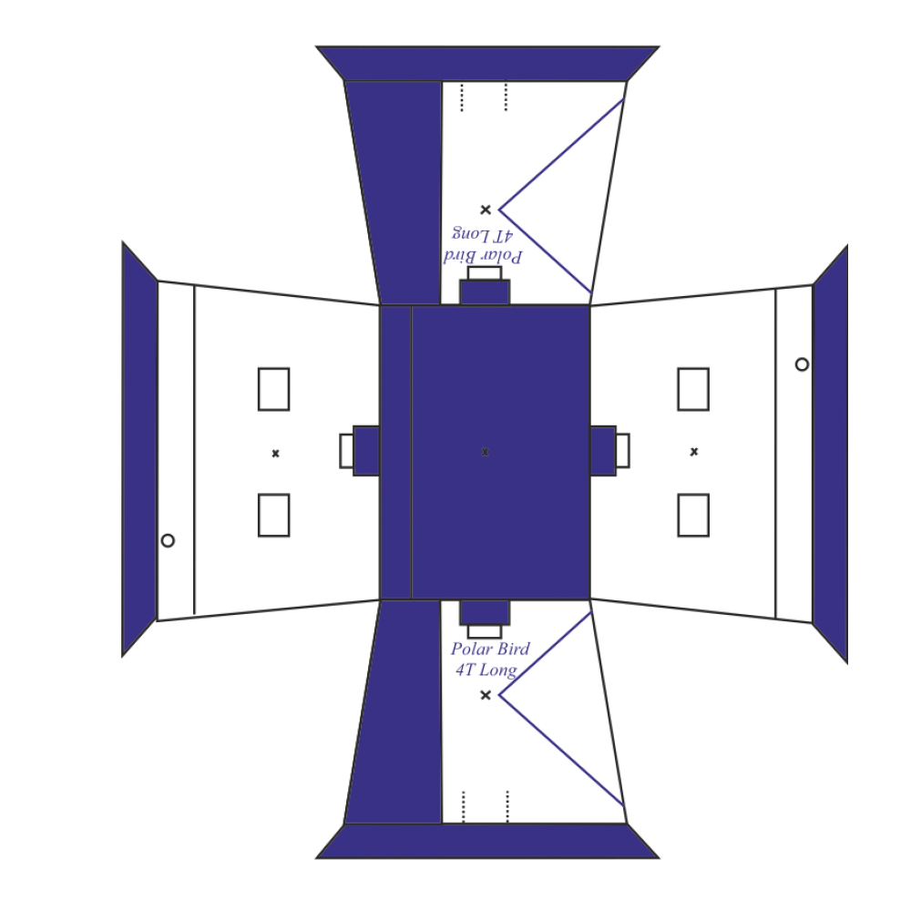 ЗИМНЯЯ ПАЛАТКА POLAR BIRD 4T LONG КОМПАКТ