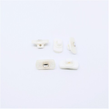 Пуговицы №611, на ножке, 12мм, цв.белый (CB D055)