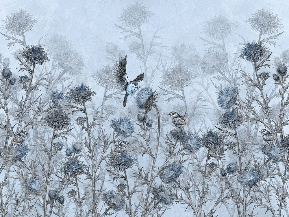 Дизайнерские обои Wall Street Botanica