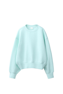 ZARA КОМПЛЕКТ ИЗ ТОЛСТОВКИ И БРЮК, БИРЮЗОВЫЙ