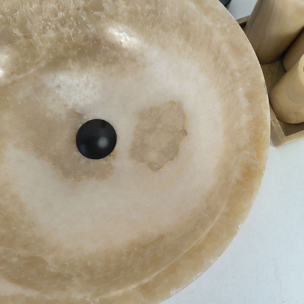 Раковина из оникса Bowl Yellow BO-64726 44*45*17 0200