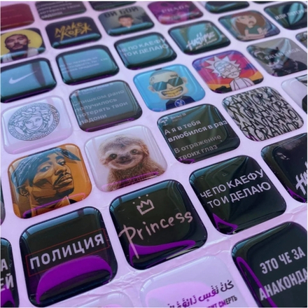 Изготовление 3д стикеров