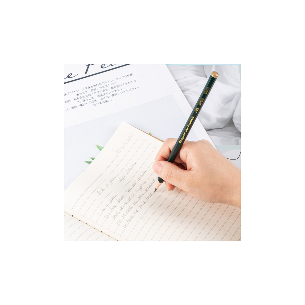 Карандаш чернографитный Deli 2B шестигранный липа 12шт. EC88-2B