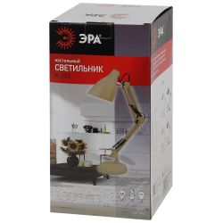 Настольный светильник ЭРА N-123-Е27-40W-BG бежевый