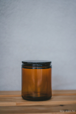 Коричневые банки 270 мл с крышками, 20 шт