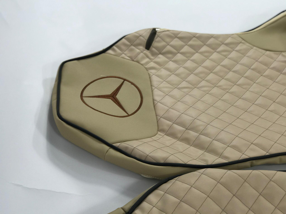 Чехлы Премиум стеганные кожаные MERCEDES MP2/MP3 2004-2013 MR41