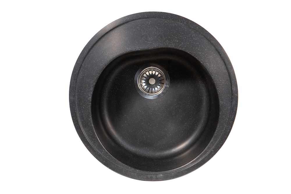 Мойка каменная S-3 глянец (Sim Gran), Черный