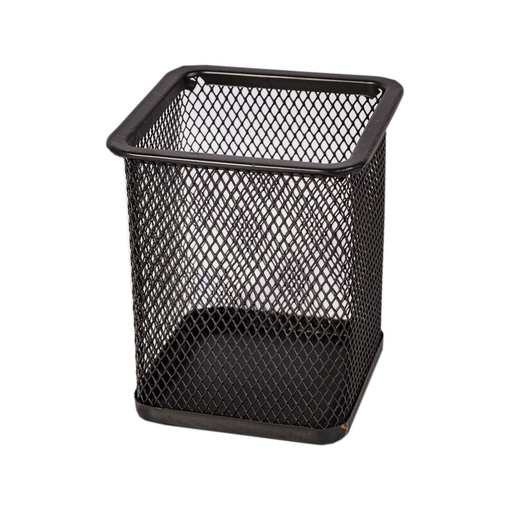 Подставка-стакан для канцтоваров Alingar, металлическая, квадратная, сетчатая, ассорти