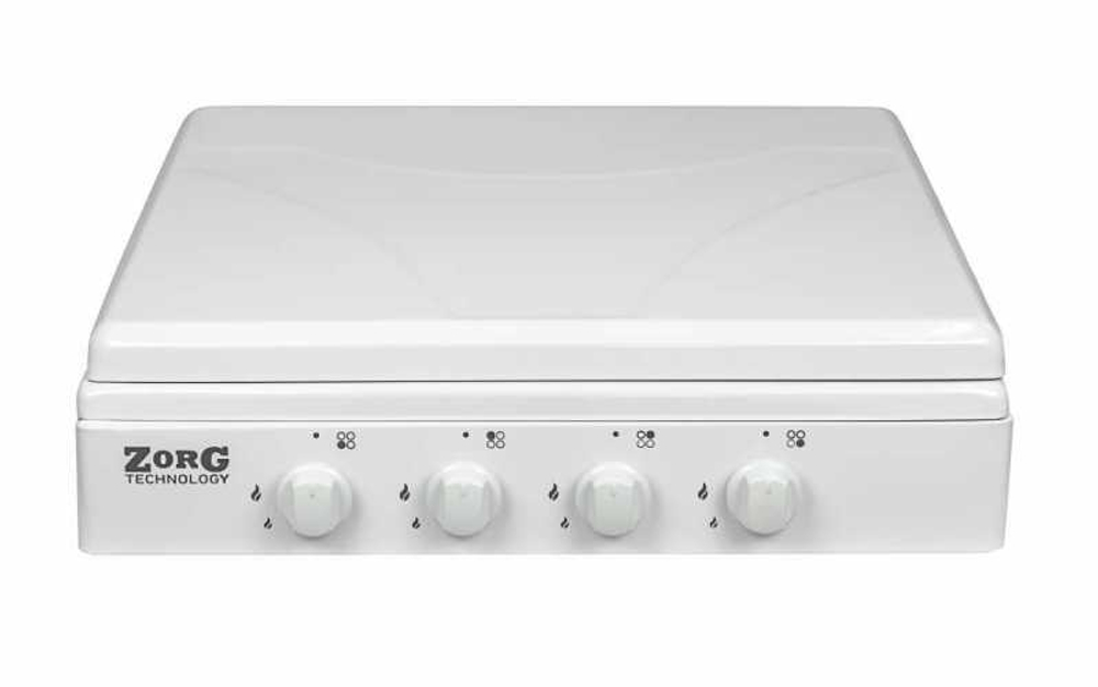 Газовая настольная плита ZorG Technology O 400, белый