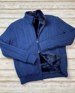 Кардиган с мехом Loro Piana
