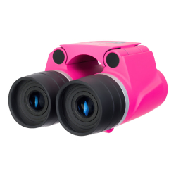 Бинокль детский Bresser Junior 6x18 FF, розовый - Мягкие резиновые наглазники с большим выносом
