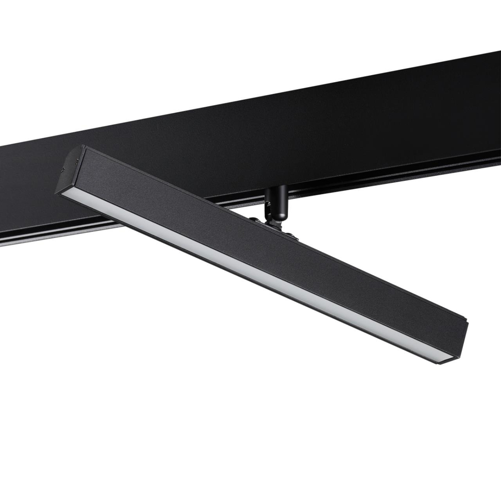 358612 SHINO NT21 045 черный Трековый светильник для низковольного шинопровода IP20 LED 4000K 12W 48V FLUM