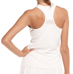 Топ теннисный Lucky in Love Tech Performance Warp Speed Tank - White