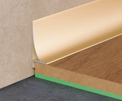 Щелевой плинтус Pro Design Corner L 584 шампань, 2700x15,5x30 мм