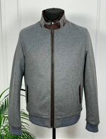 Куртка Brunello Cucinelli вставки из кожи крокожила