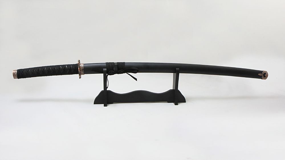 Armas Del Mundo Меч самурайский. Ножны черные, цуба медная