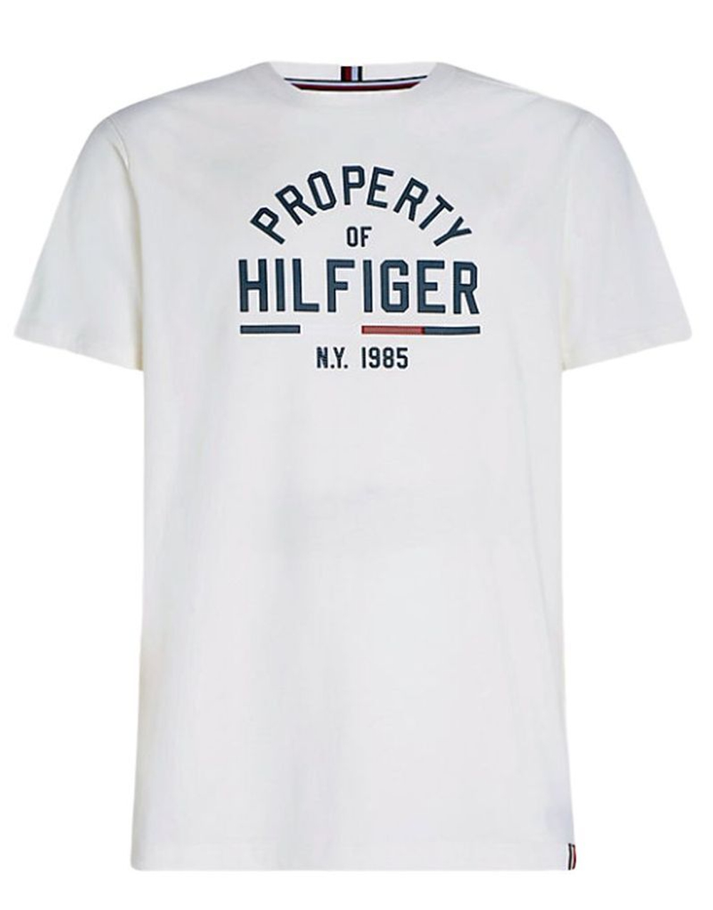 Мужская теннисная футболка Tommy Hilfiger Graphic SS Tee - белый
