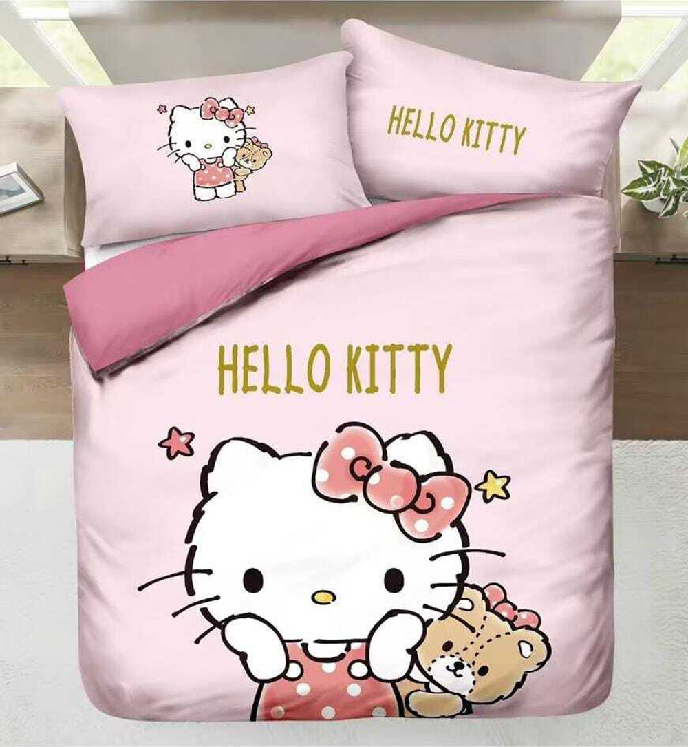 Комплект Полуторка Котик Розовый