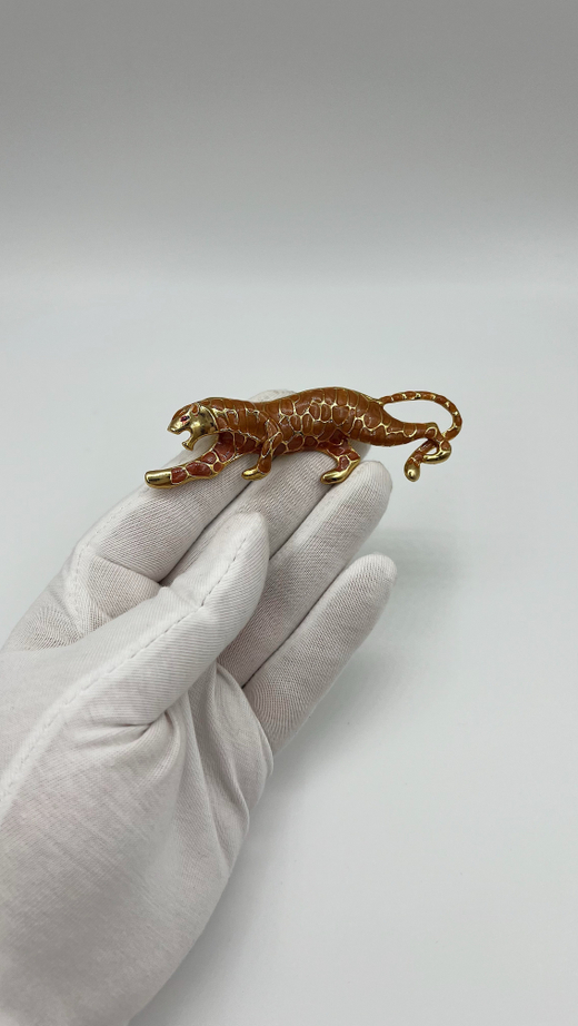 Брошь Леопард