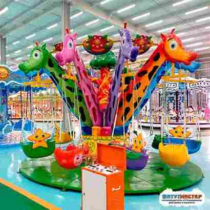 Подвесная карусель «Воздушная мечта», 12 мест, 5×5×4,5 м