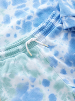 Толстовка и шорты в комплекте для мальчика Next AG5-817, Синий, Салатовый