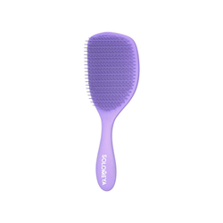Массажная расчёска с ароматом лаванды для сухих и влажных волос  Solomeya Wet Detangler Brush Cushion Lavender