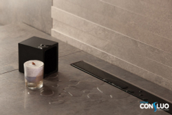 Душевой лоток Pestan Confluo Frameless Line 850 Black Glass