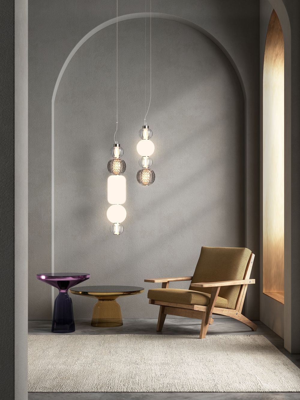 Подвесной светодиодный светильник Maytoni Collar P069PL-L17CH3K