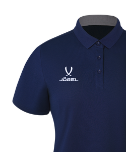 Поло женское JÖGEL PREMIER PerFormDRY CVC Polo W, темно-синий