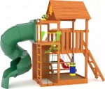 Детская площадка с горкой трубой