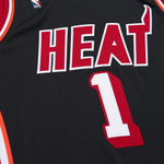 Баскетбольная джерси Mitchell&Ness NBA Dark HWC Jersey Miami Heat 2013 Chris Bosh T-shirt Black