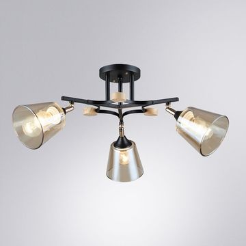 Потолочная люстра 3*Е27 A5078PL-3BK чёрный Glassy Arte Lamp