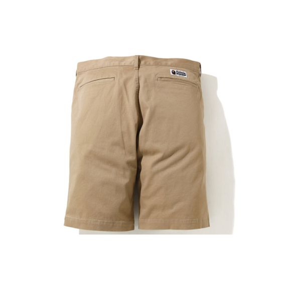 BAPE College Chino Shorts Logo