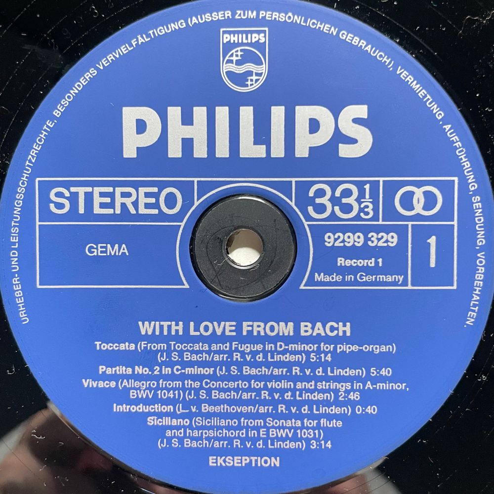 Ekseption - With Love From (Германия 1976г.)