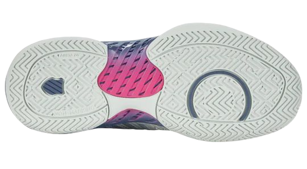 Женские теннисные кроссовки K-Swiss Hypercourt Supreme HB - blue blush/infinity/carmine rose