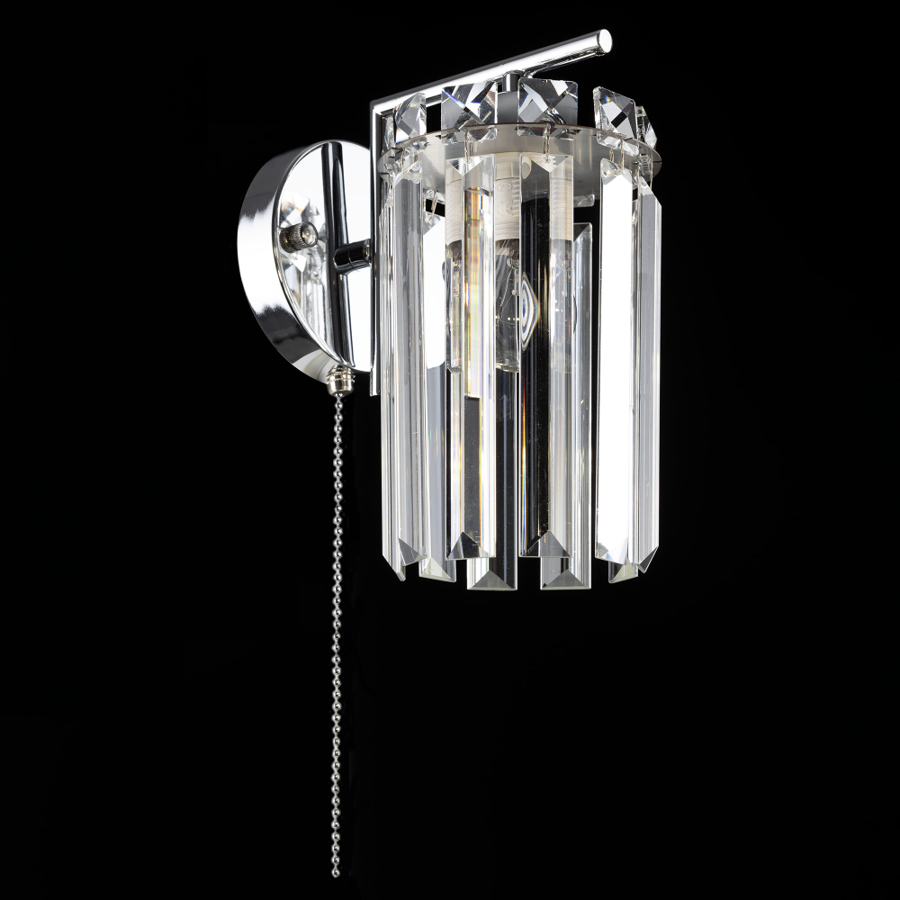 Citilux AXIS CL313411 Бра хрустальное с выключателем Хром