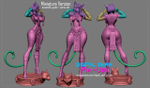 Фигурка Египетская Девушка кошка Egyptian Cat girl