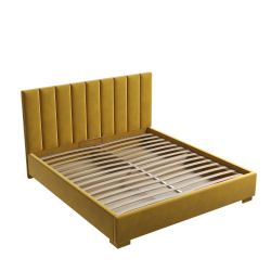 Кровать двуспальная, 180х200 Беатрис желтый