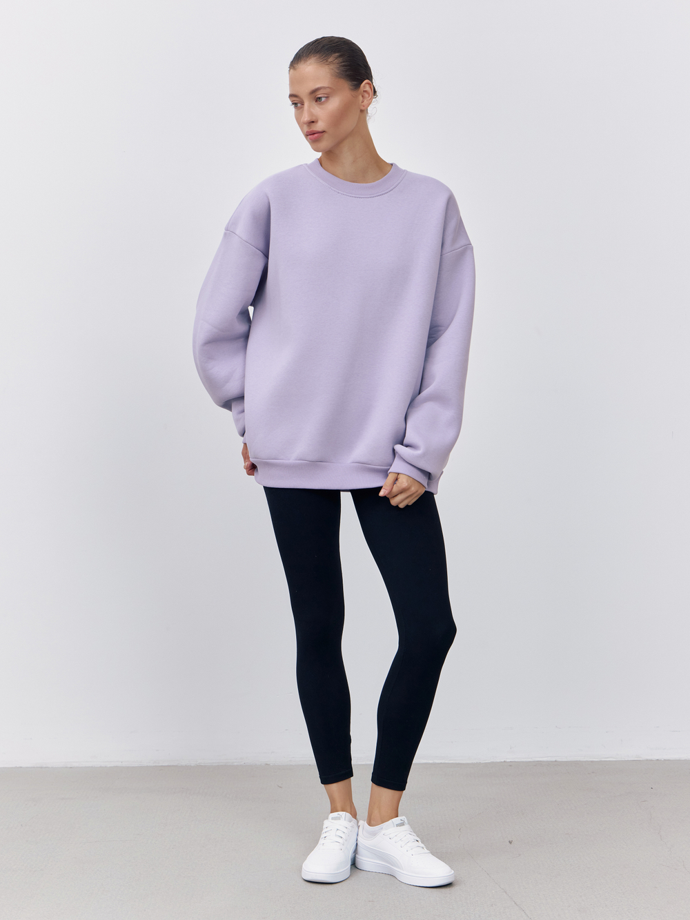 Свитшот (с начесом) Сиреневый