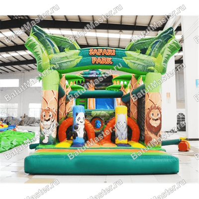 Коммерческий надувной батут "Мир сафари"