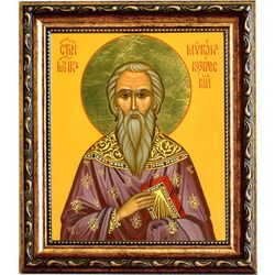 Мирон Кизический  Священномученик. Икона на холсте.