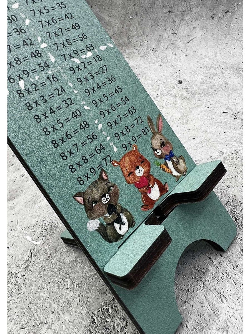 Подставка для телефона деревянная