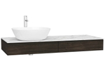 Тумба с раковиной VitrA Origin 120 см L 65680, темный вяз