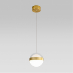 5036/12L L-VISION ODL24 355 ант.бронза/прозрачн/молочный/металл/акрил Подвес LED 12W 4000K 600лм RONI