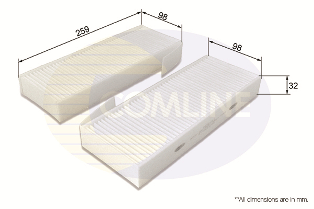 COMLINE - EKF3702-CML - Filter, cabin air