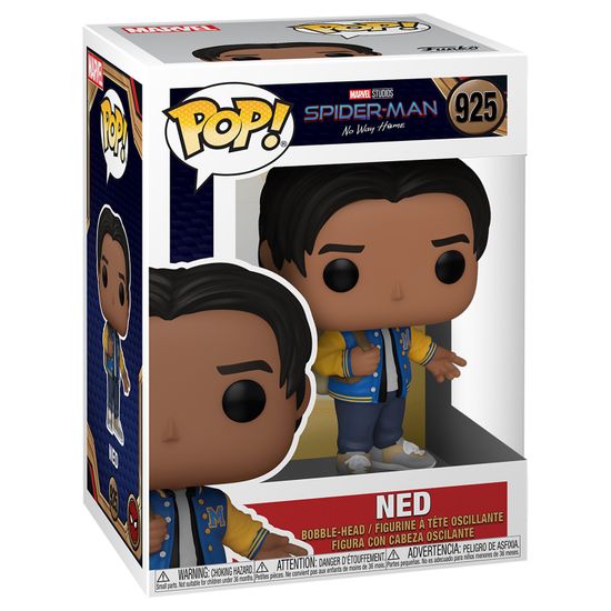 Фигурка Funko POP! Bobble Marvel Spider-Man No Way Home Ned (925) 57636 / Фигурка по мотивам фильма "Человек-паук: Нет пути домой", Нед