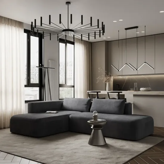 НОВЫЕ ЭМОЦИИ Диван угловой, серый